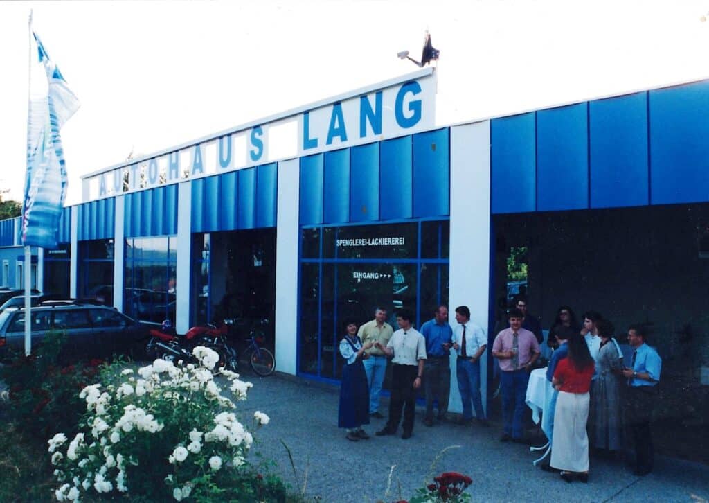 Eröffnung Autohaus Lang 1998 in St. Anna am Aigen