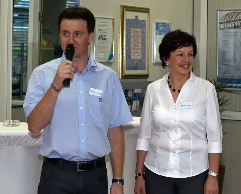 Ronald und Maria Lang im Gespräch